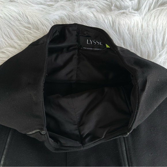 Lysse Leggings Pants Ponte Black Preppy Academia Business Casual Cocktail Medium - Picture 3 of 8